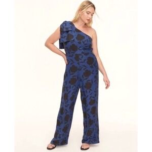 Kate Spade New York x Target NWT Floral One‎ Shoulder Linen Jumpsuit 10